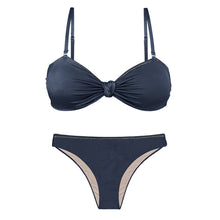 Cargar imagen en el visor de la galería, Product Front: Rio De Sol Ensemble Set Shark Bandeau-Joy Essential

