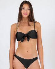 Cargar imagen en el visor de la galería, Gallery: Rio De Sol Ensemble Set Shimmer-Black Bandeau-No Essential
