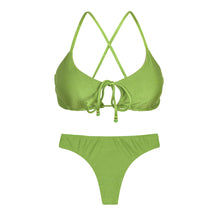 Cargar imagen en el visor de la galería, Product Front: Rio De Sol Ensemble Set Shimmer-Botanica Tank-Tie Nice-Fio
