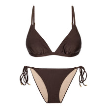 Cargar imagen en el visor de la galería, Product Front: Rio De Sol Ensemble Set Shimmer-Coffee Tri-Fixo Ibiza-Comfy
