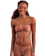 Cargar imagen en el visor de la galería, Gallery: Rio De Sol Ensemble Set Shimmer-Copper Bandeau-Joy Essential
