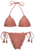 Cargar imagen en el visor de la galería, Product Front: Rio De Sol Ensemble Set Shimmer-Copper Frufru

