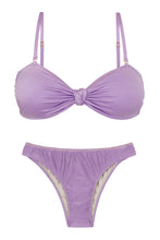Cargar imagen en el visor de la galería, Product Front: Rio De Sol Ensemble Set Shimmer-Harmonia Bandeau-Joy Essential
