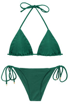 Cargar imagen en el visor de la galería, Product Front: Rio De Sol Ensemble Set Shimmer-Palace Tri-Inv Cheeky-Tie
