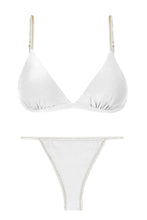 Cargar imagen en el visor de la galería, Product Front: Rio De Sol Ensemble Set Shimmer-White Tri-Fixo California
