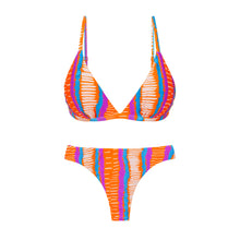 Cargar imagen en el visor de la galería, Product Front: Rio De Sol Ensemble Set Stripes Tri-Fixo Nice-Fio
