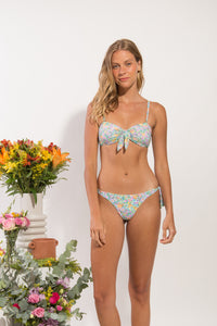 Image 07: Rio De Sol Ensemble Set Tiny-Garden Bandeau-Knot Italy