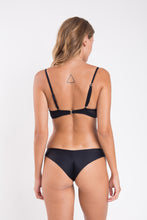Cargar imagen en el visor de la galería, Model Back: Rio De Sol Ensemble Set Touch-Black Bandeau-Crispy Nice
