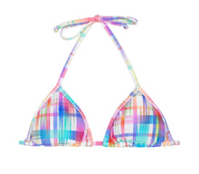 Cargar imagen en el visor de la galería, Product Front: Rio De Sol Haut Soutien Plaid Micro
