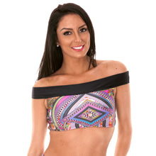 Cargar imagen en el visor de la galería, Model Front: Rio De Sol Haut Soutien Samarcanda Offshoulder
