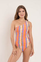 Cargar imagen en el visor de la galería, Model Front: Rio De Sol Une Pièce Stripes Sienna
