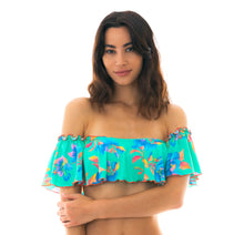 Cargar imagen en el visor de la galería, Image 06: Rio De Sol Haut Top Acqua Flora Babado
