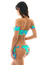 Cargar imagen en el visor de la galería, Image 04: Rio De Sol Haut Top Acqua Flora Off Shoulder
