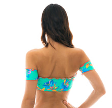 Cargar imagen en el visor de la galería, Image 06: Rio De Sol Haut Top Acqua Flora Off Shoulder
