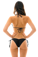 Cargar imagen en el visor de la galería, Model Back: Rio De Sol Haut Top Ambra Preto Eva
