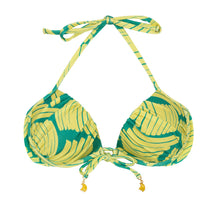 Cargar imagen en el visor de la galería, Product Front: Rio De Sol Haut Top Banana Yellow Balconet
