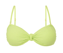 Cargar imagen en el visor de la galería, Product Front: Rio De Sol Haut Top Bora-Citrus Bandeau-Joy
