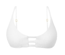 Cargar imagen en el visor de la galería, Product Front: Rio De Sol Haut Top Bora-White Bra-Trio
