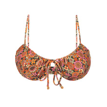 Cargar imagen en el visor de la galería, Product Front: Rio De Sol Haut Top Bouquet Balconet-Tie
