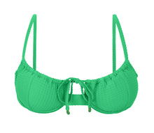 Cargar imagen en el visor de la galería, Product Front: Rio De Sol Haut Top Dots-Tambourine Balconet-Tie
