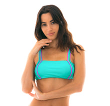 Cargar imagen en el visor de la galería, Gallery: Rio De Sol Haut Top Duo Pink Blue

