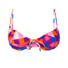 Cargar imagen en el visor de la galería, Product Front: Rio De Sol Haut Top Funny Balconet-Tie
