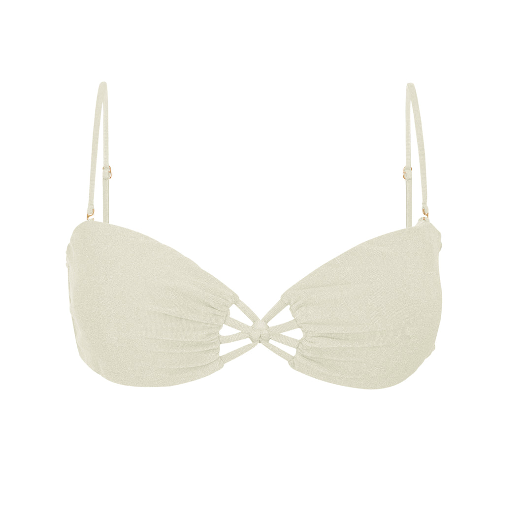 Product Front: Rio De Sol Haut Top Malibu-Natural Bandeau-Iris