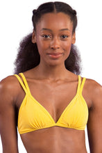Cargar imagen en el visor de la galería, Gallery: Rio De Sol Haut Top Malibu-Yellow Tri-Duo
