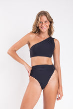 Cargar imagen en el visor de la galería, Model Front: Rio De Sol Haut Top Nero Zadar
