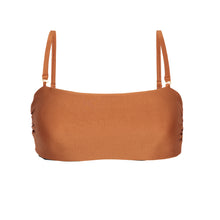 Cargar imagen en el visor de la galería, Product Front: Rio De Sol Haut Top Nocciola Bandeau-Reto
