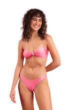 Cargar imagen en el visor de la galería, Model Front: Rio De Sol Haut Top Shimmer-Confetti Bandeau-Joy
