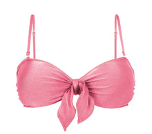 Cargar imagen en el visor de la galería, Product Front: Rio De Sol Haut Top Shimmer-Confetti Bandeau-Knot
