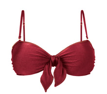 Cargar imagen en el visor de la galería, Product Front: Rio De Sol Haut Top Shimmer-Divino Bandeau-Knot
