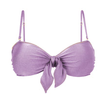 Cargar imagen en el visor de la galería, Product Front: Rio De Sol Haut Top Shimmer-Harmonia Bandeau-Knot
