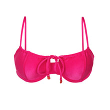 Cargar imagen en el visor de la galería, Product Front: Rio De Sol Haut Top Shimmer-Olinda Balconet-Tie
