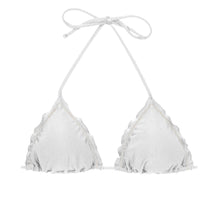 Cargar imagen en el visor de la galería, Product Front: Rio De Sol Haut Top Shimmer-White Frufru
