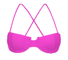 Cargar imagen en el visor de la galería, Product Front: Rio De Sol Haut Top St-Tpz-Pink Balconet

