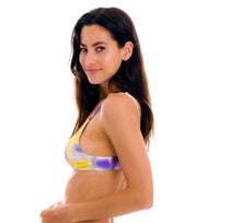 Cargar imagen en el visor de la galería, Image 08: Rio De Sol Haut Top Tiedye-Purple Bralette
