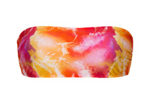 Cargar imagen en el visor de la galería, Product Front: Rio De Sol Haut Top Tiedye-Red Bandeau-Reto

