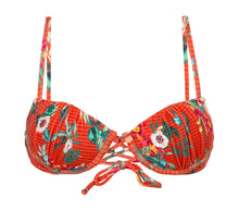 Cargar imagen en el visor de la galería, Product Front: Rio De Sol Haut Top Wildflowers Balconet-Pushup
