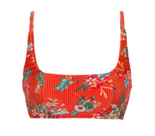 Cargar imagen en el visor de la galería, Product Front: Rio De Sol Haut Top Wildflowers Bra-Sport
