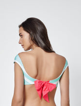 Cargar imagen en el visor de la galería, Model Back: Saha Haut Soutien Marinho Menta
