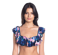 Cargar imagen en el visor de la galería, Image 02: Saha Haut Top Cumbia Floral Night
