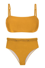 Cargar imagen en el visor de la galería, Set Damasco Bandeau-Reto Hotpants
