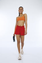 Cargar imagen en el visor de la galería, Shorts Techno Taslon Com Bolsos Vermelho Haute Red

