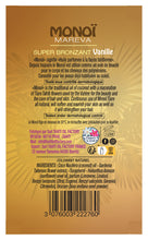 Cargar imagen en el visor de la galería, Product Back: Tevi Solaire Monoi Superbronzant Vanille 120Ml
