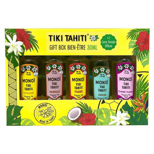 Product Front: Tiki Solaire Gift Box Wellness 5 X 30Ml