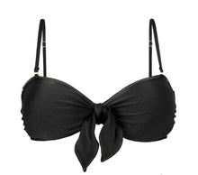 Cargar imagen en el visor de la galería, Top Shimmer-Black Bandeau-No
