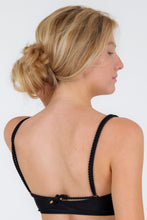 Cargar imagen en el visor de la galería, Top Shimmer-Black Bandeau-Reto
