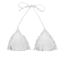 Cargar imagen en el visor de la galería, Top Shimmer-White Frufru

